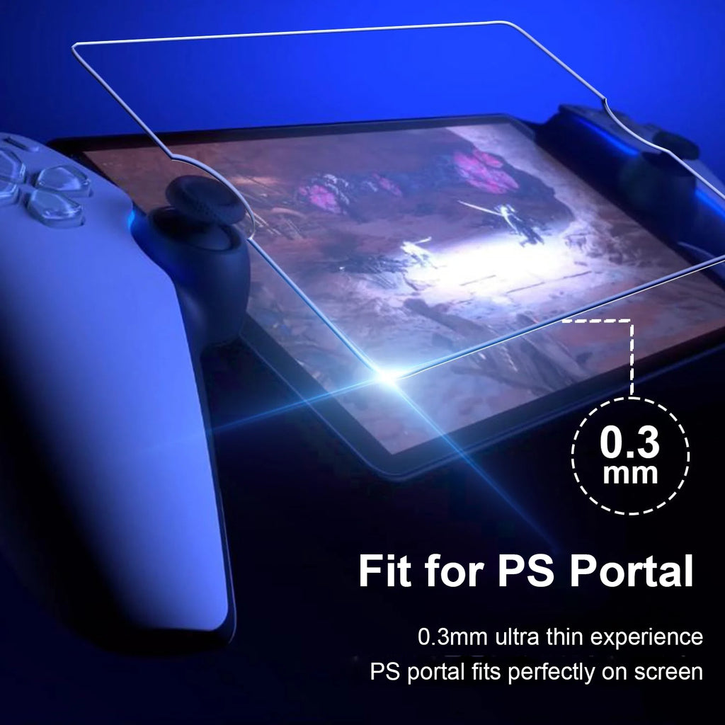 2pack 9H Tempered Glass for PlayStation Portal Anti-Fingerpr