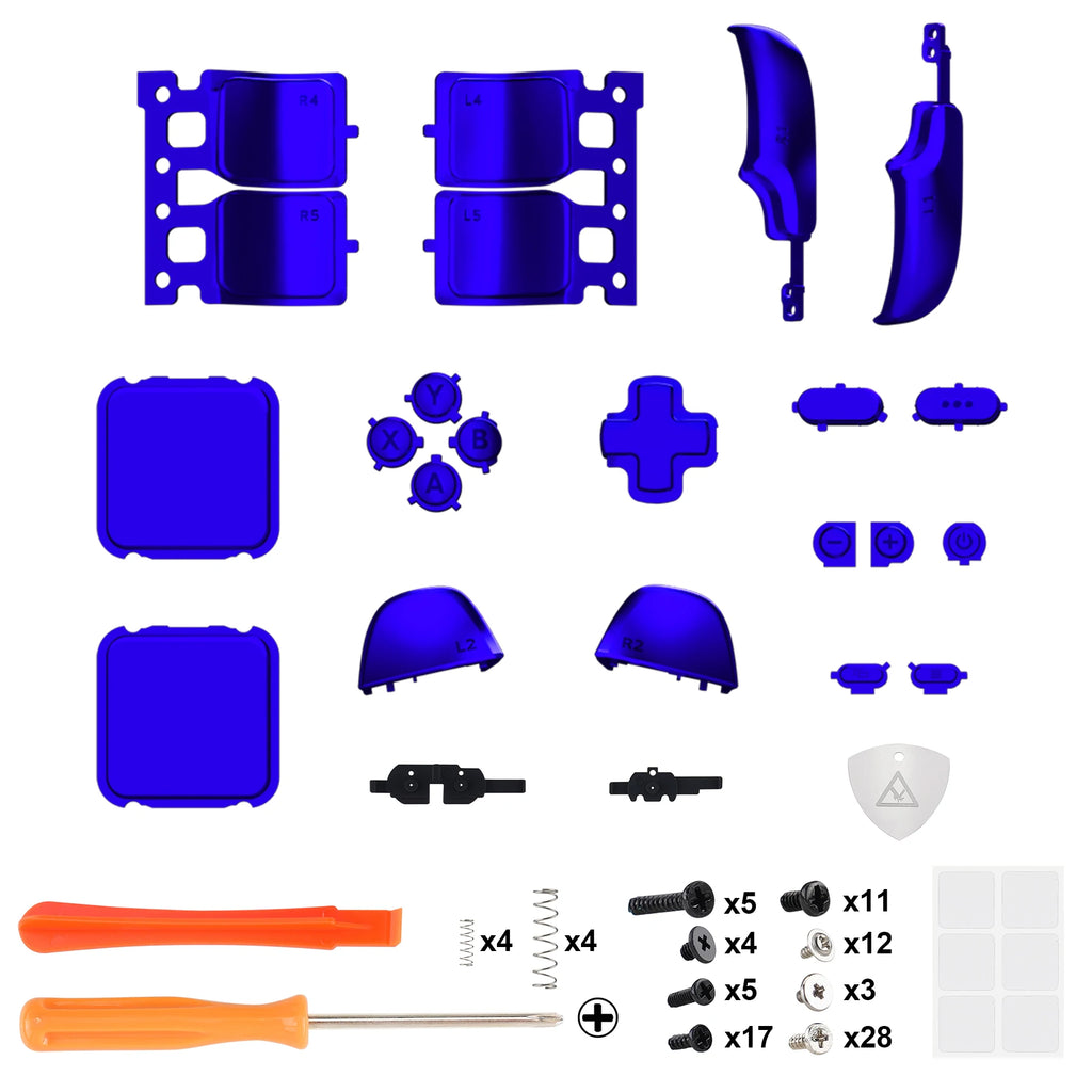 eXtremeRate Replacement Full Set Buttons for Steam Deck LCD (Controller NOT included) - Glossy & Single Series