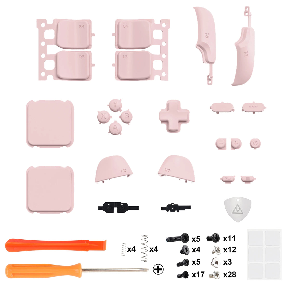 eXtremeRate Replacement Full Set Buttons for Steam Deck LCD (Controller NOT included) - Glossy & Single Series