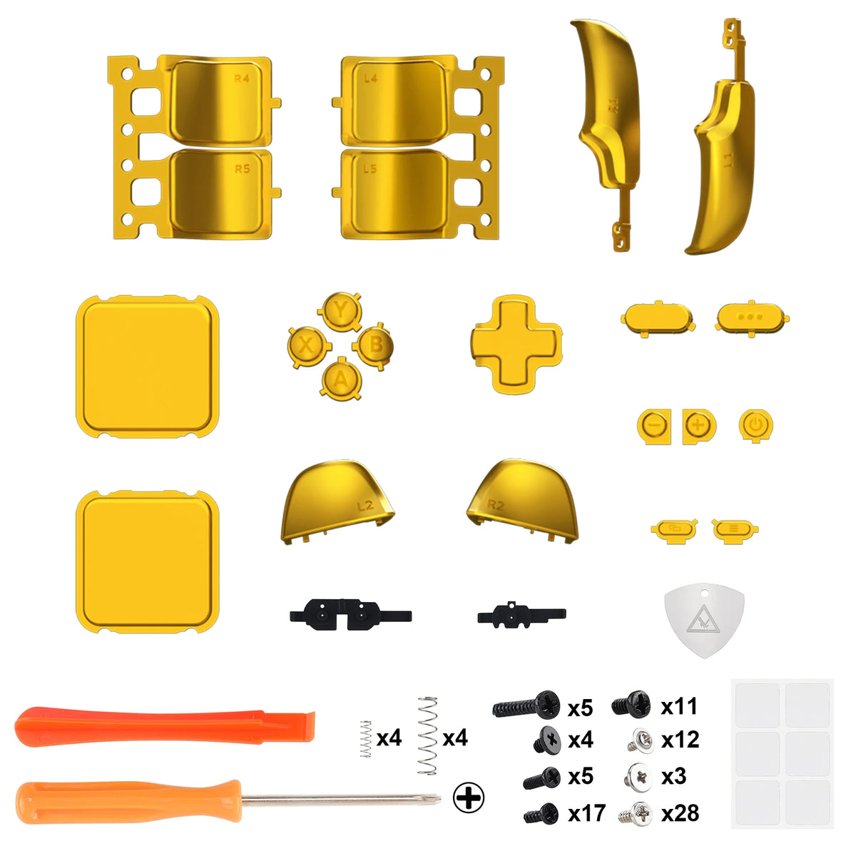 eXtremeRate Replacement Full Set Buttons for Steam Deck LCD (Controller NOT included) - Glossy & Single Series