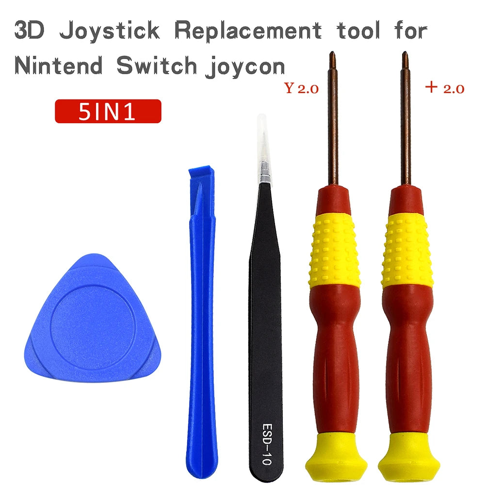 25In1 Joycon Joystick Replacement Kit for Nintendo Switch Ns Left Right Controller Repair Parts 3D Analog Thumb Stick Accessory