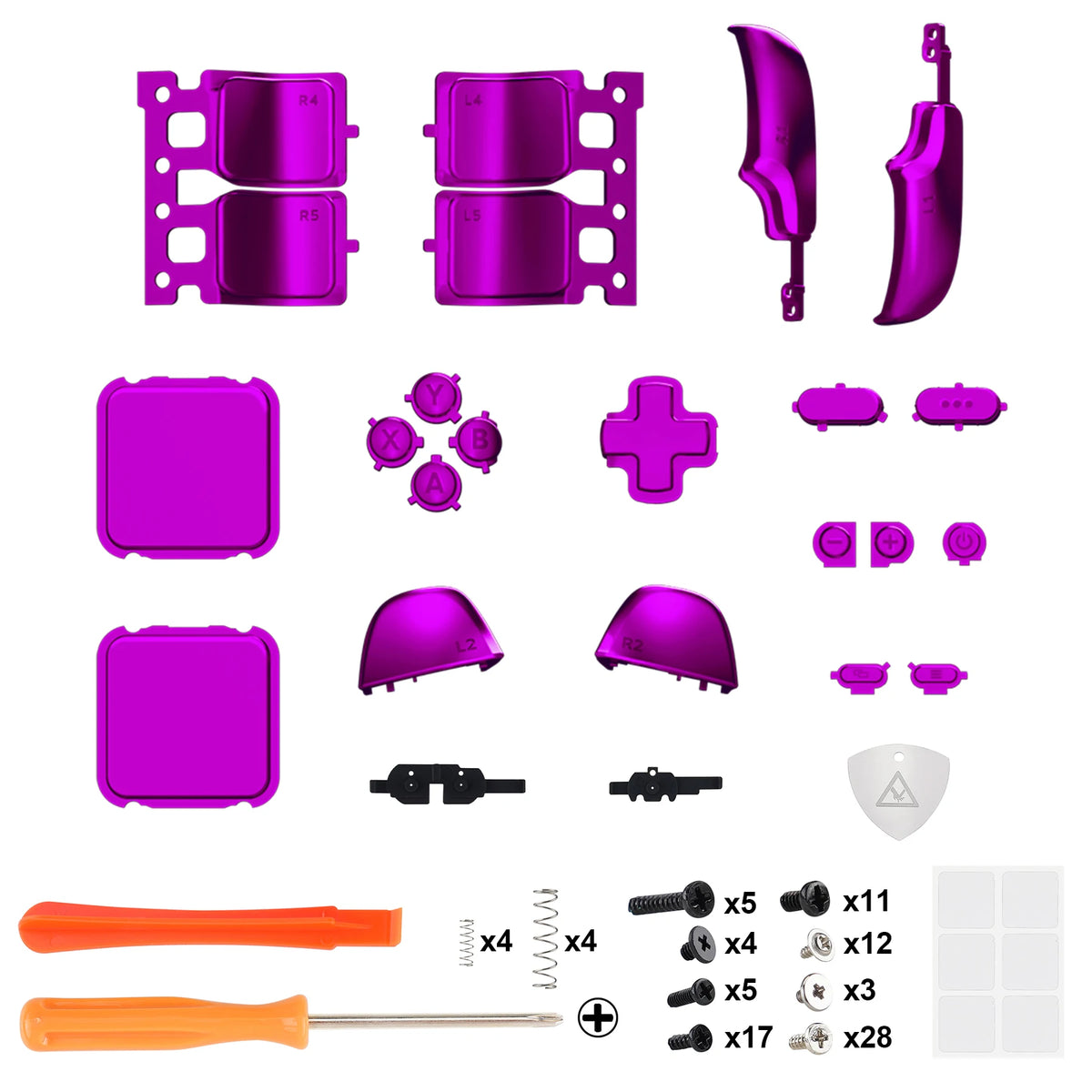 eXtremeRate Replacement Full Set Buttons for Steam Deck LCD (Controller NOT included) - Glossy & Single Series