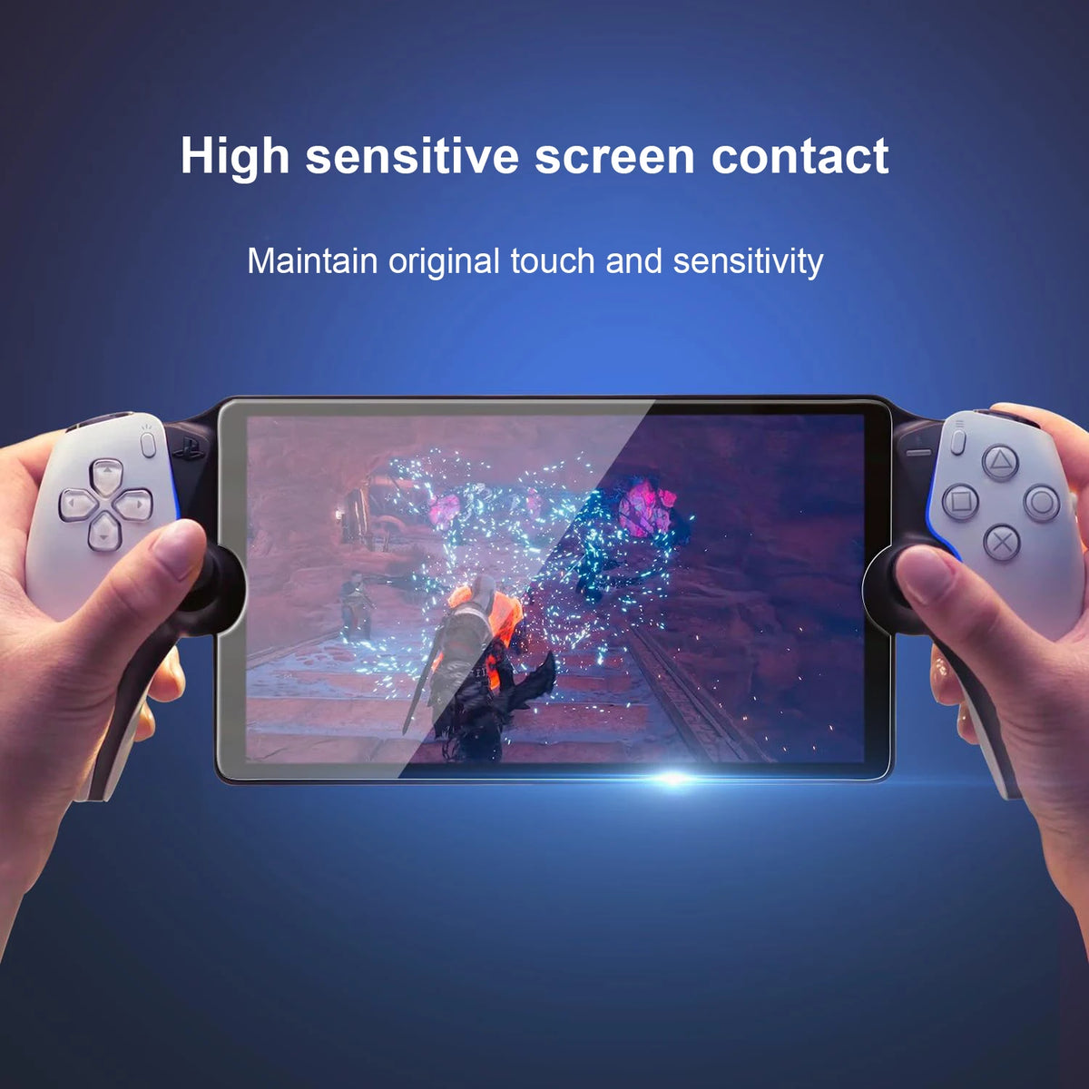 2pack 9H Tempered Glass for PlayStation Portal Anti-Fingerpr