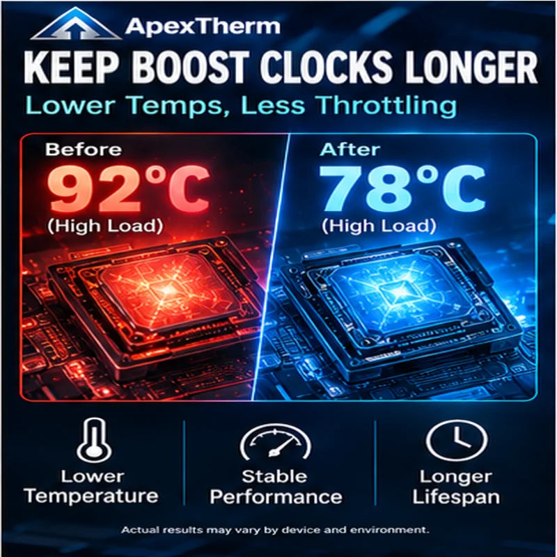 ApexTherm 10W 4g Thermal Paste CPU Processor Thermal Conduct