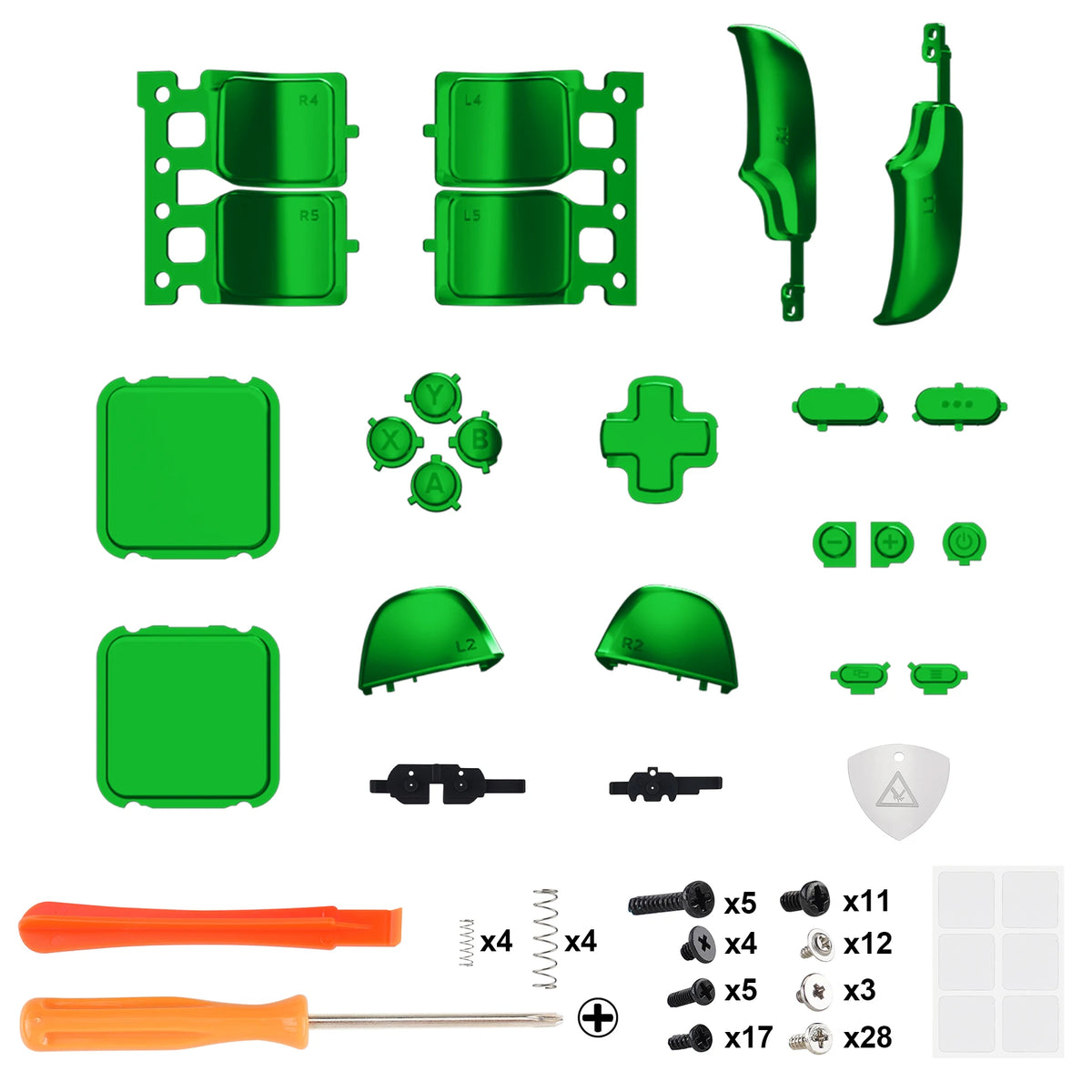 eXtremeRate Replacement Full Set Buttons for Steam Deck LCD (Controller NOT included) - Glossy & Single Series