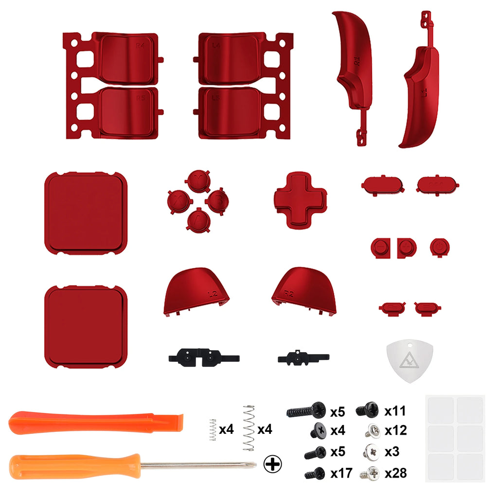 eXtremeRate Replacement Full Set Buttons for Steam Deck LCD (Controller NOT included) - Glossy & Single Series