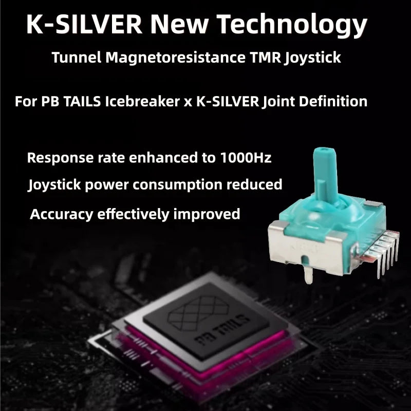 2PCS TMR Electromagnetic Joystick For Chicken G8 Controller 