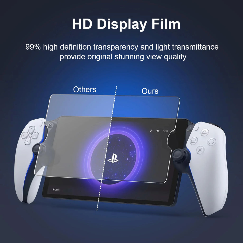 2pack 9H Tempered Glass for PlayStation Portal Anti-Fingerpr