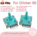 2PCS TMR Electromagnetic Joystick For Chicken G8 Controller 