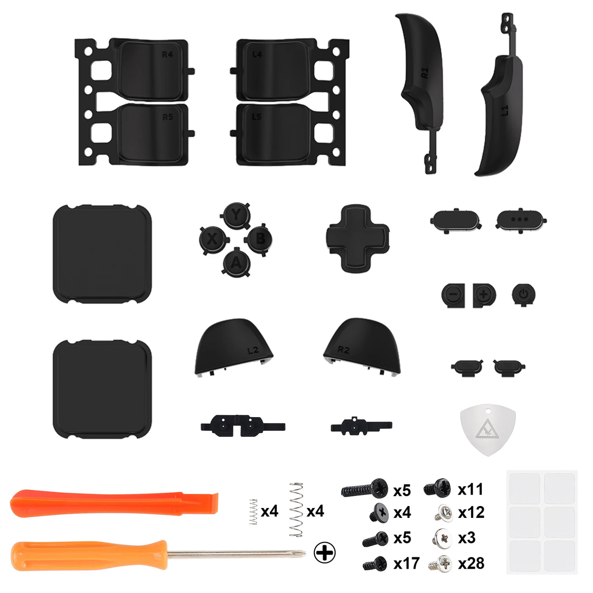 eXtremeRate Replacement Full Set Buttons for Steam Deck LCD (Controller NOT included) - Glossy & Single Series