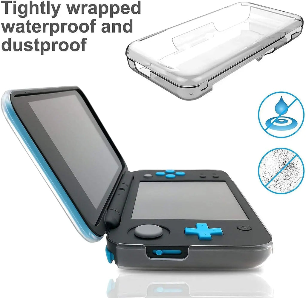 TNP New 2DS XL LL Case - Crystal Transparent Hard Shell Prot