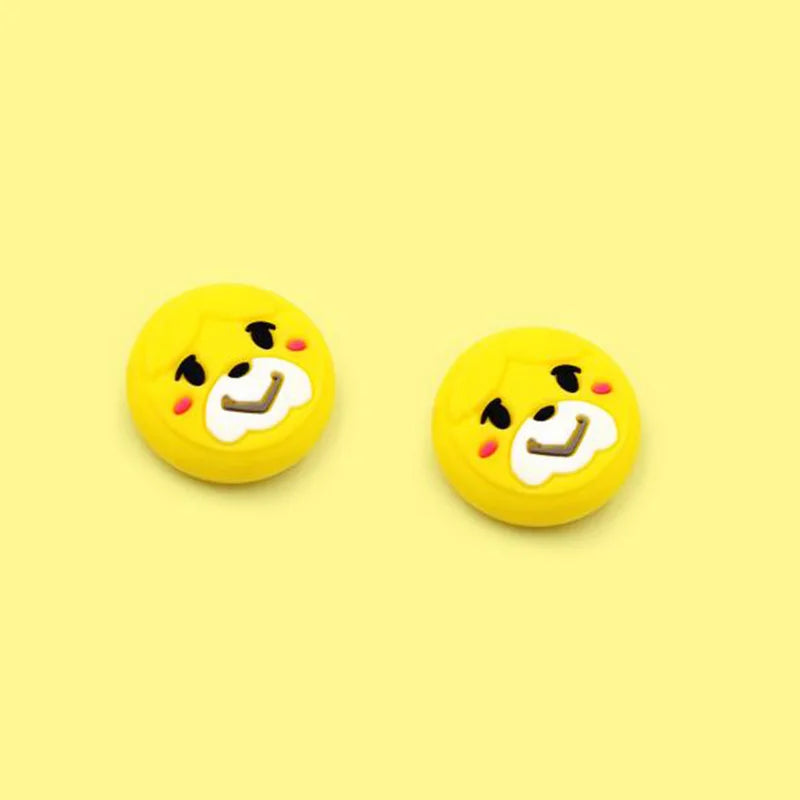 Cute Silicone Soft Thumb Stick Grip Cap Joystick Cover Skin For Nintendo Switch Oled NS Lite Joy-Con Controller Thumbstick Case