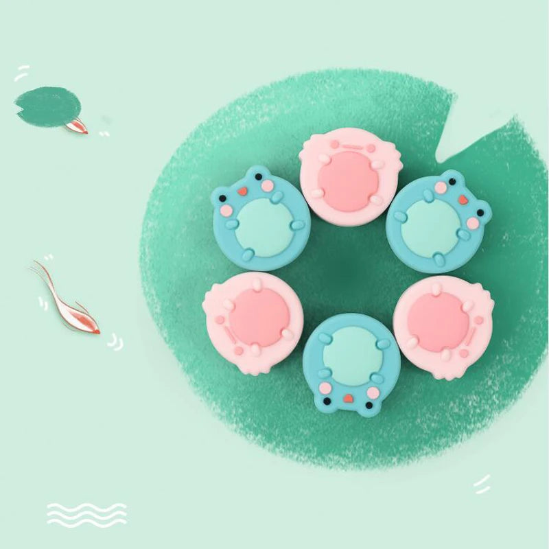Frog Fox Cat Thumb Stick Grip Cap Joystick Protective Cover 