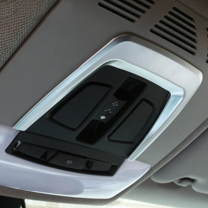 Chrome Car Styling Interior Button Panel Decoration Cover Tr