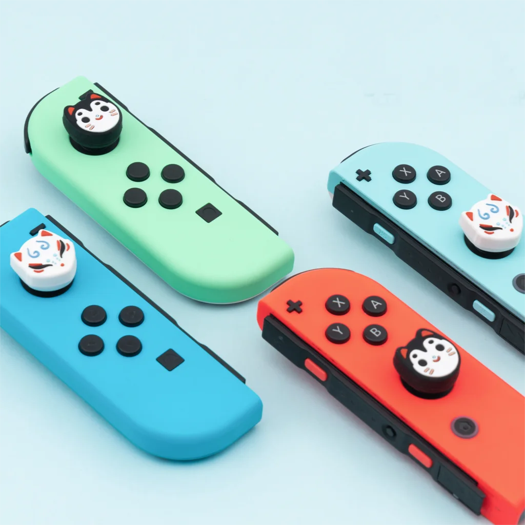 Frog Fox Cat Thumb Stick Grip Cap Joystick Protective Cover 