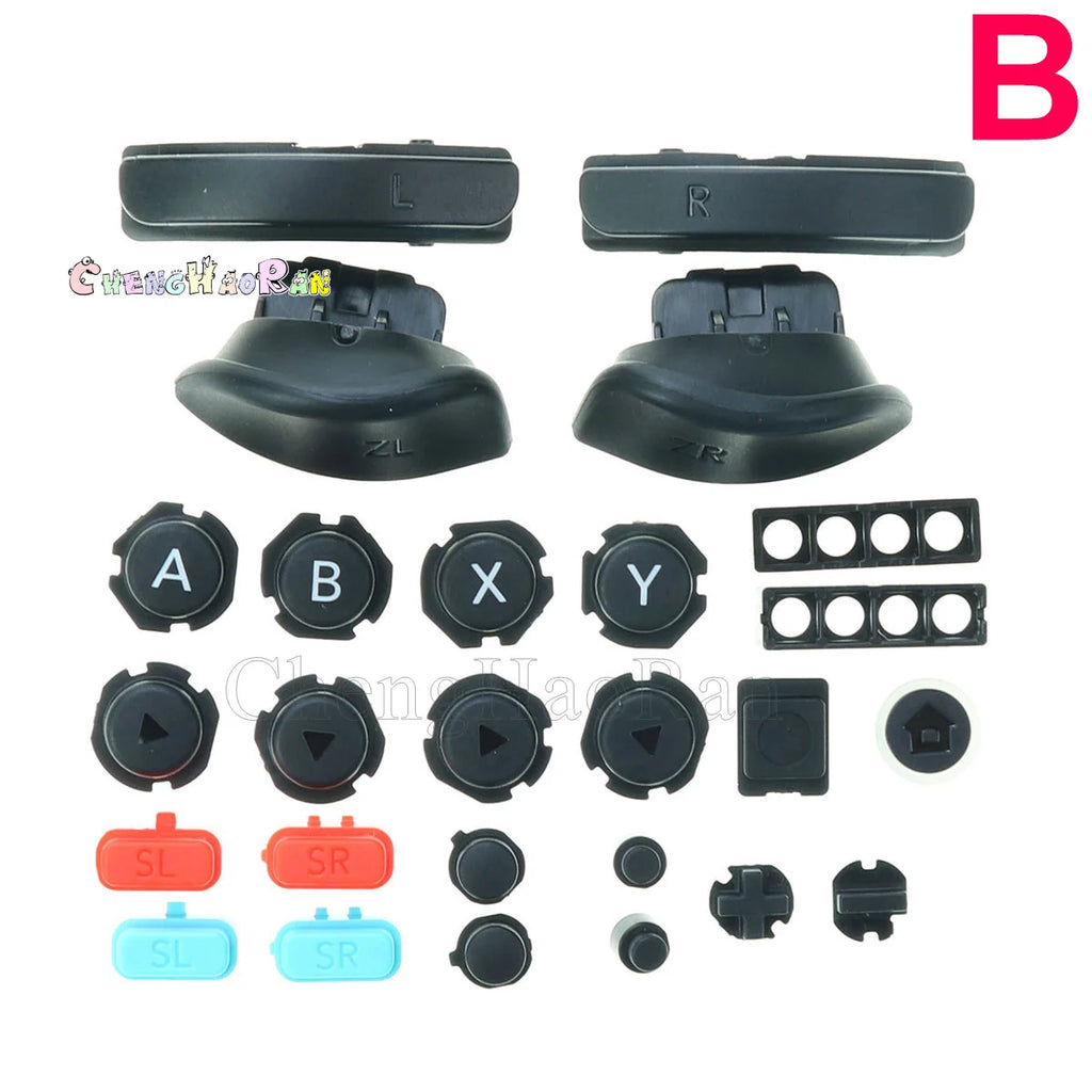 1SET Replacement For Switch Joy-con L R ZL ZR ABXY D-Pad But