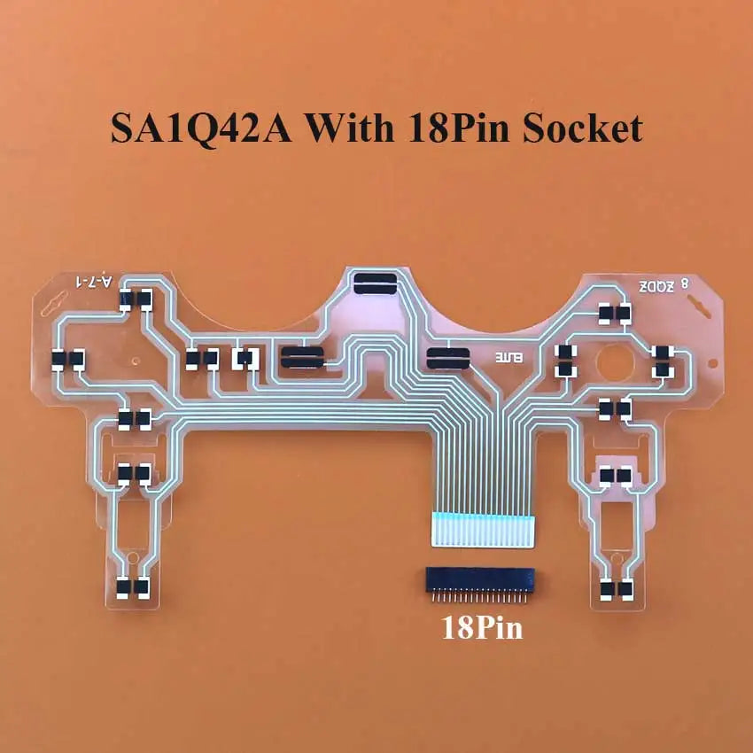 Ribbon Circuit Board Film Joystick Flex Cable Conductive Film For PS2 SA1Q42A SA1Q43-A Controller 18pin 19Pin Socket Connector