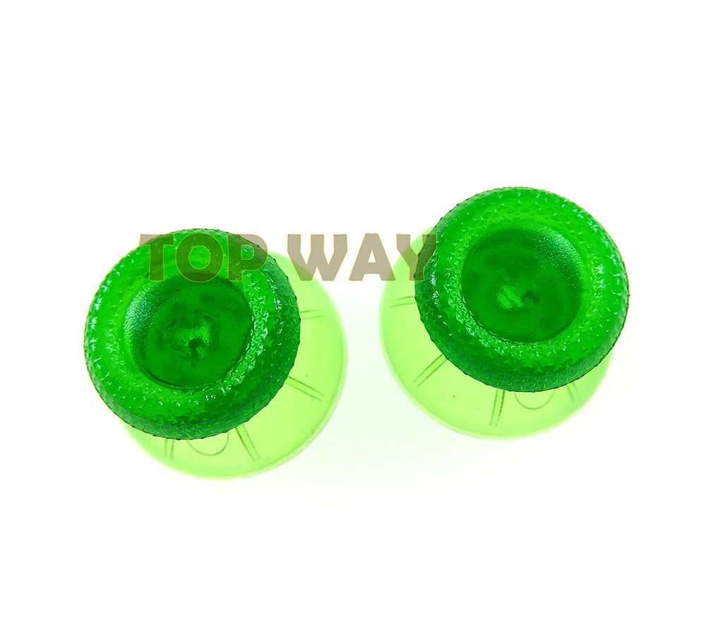 2pcs For Sony PS5 Playstation 5 Controller Thumbstick Cover Transparent Clear 3D Analog Joystick Stick Module Mushroom Cap