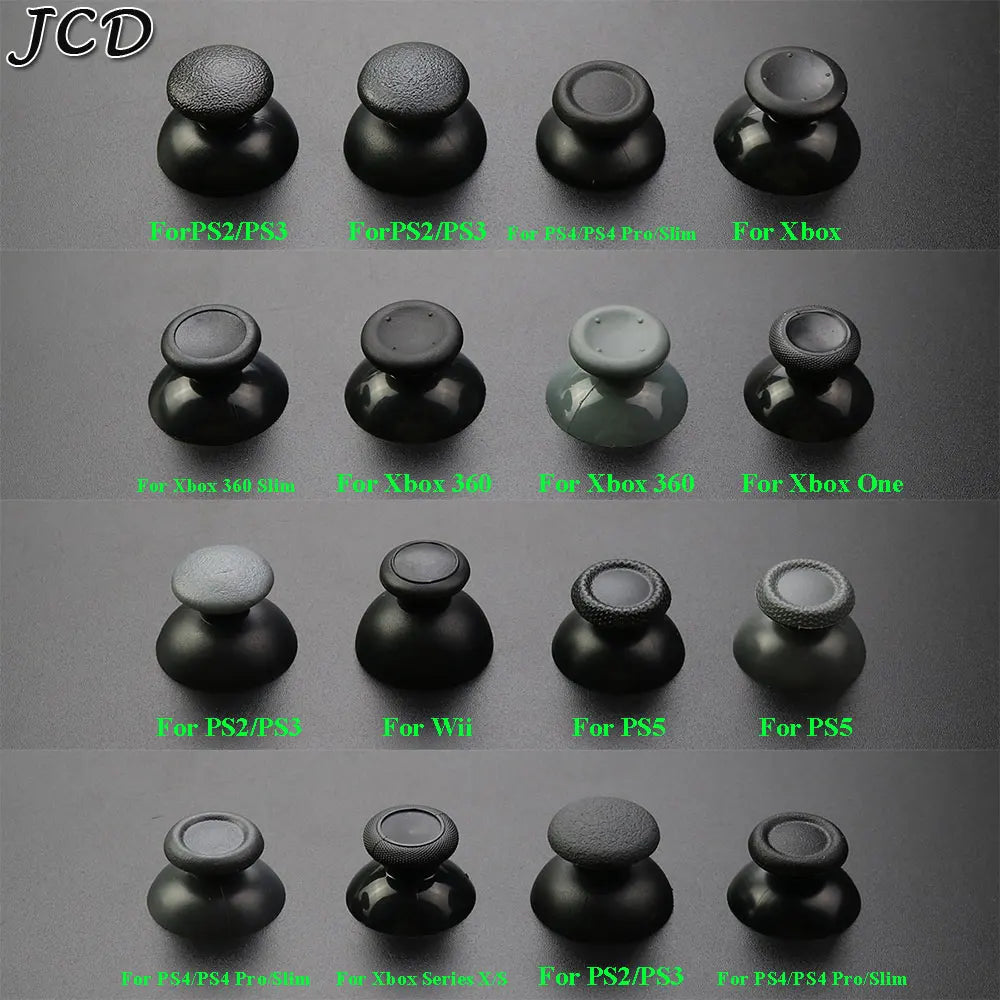 JCD 10PCS Replacement 3D Analog Thumbstick Thumb Stick Mushr