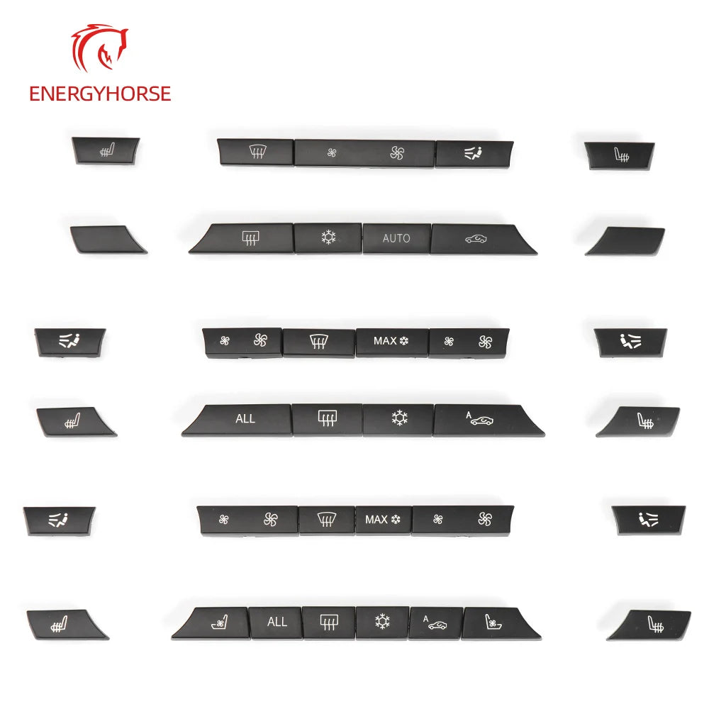 Car Console Dash Air Conditioner Switch Buttons Key Caps Rep