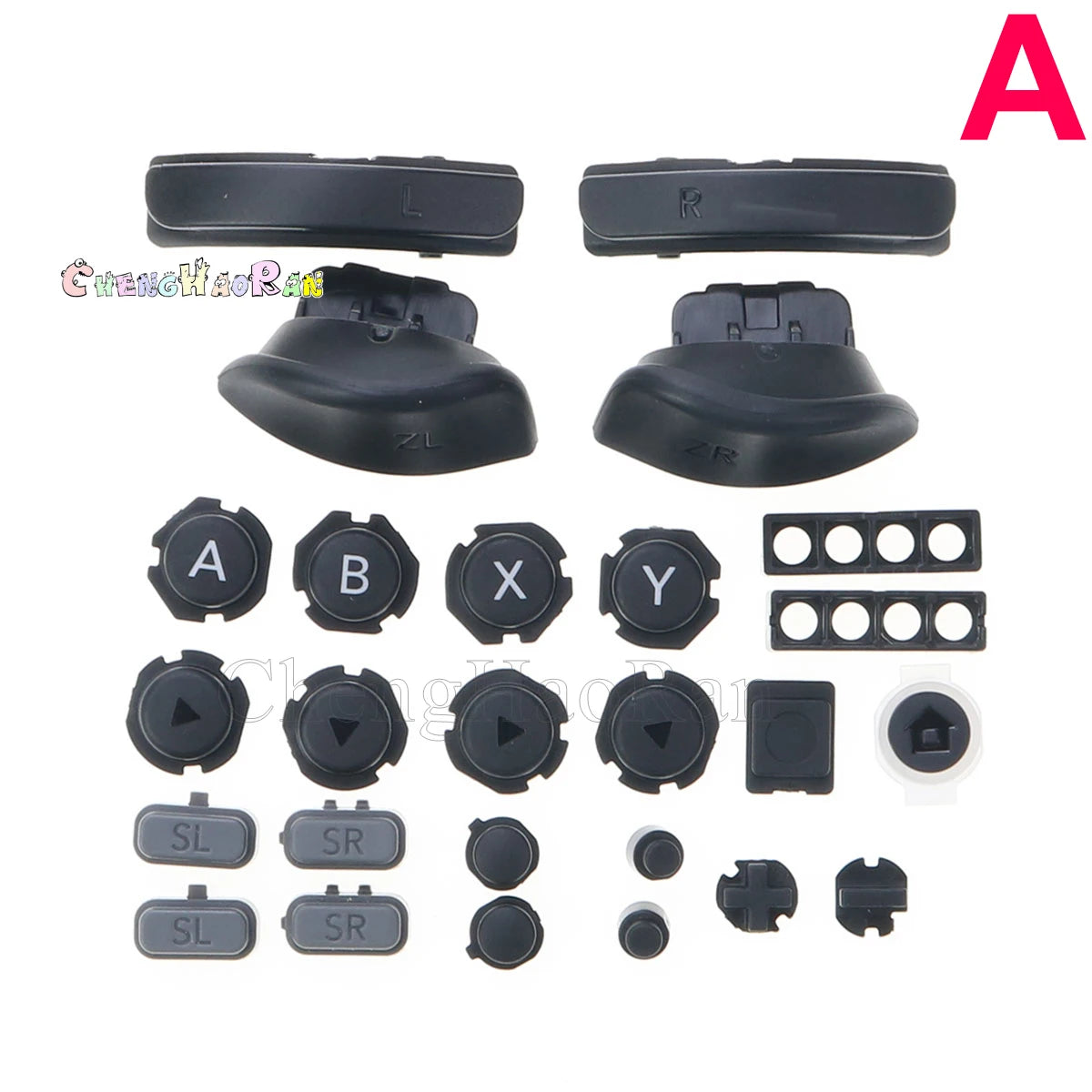 1SET Replacement For Switch Joy-con L R ZL ZR ABXY D-Pad But
