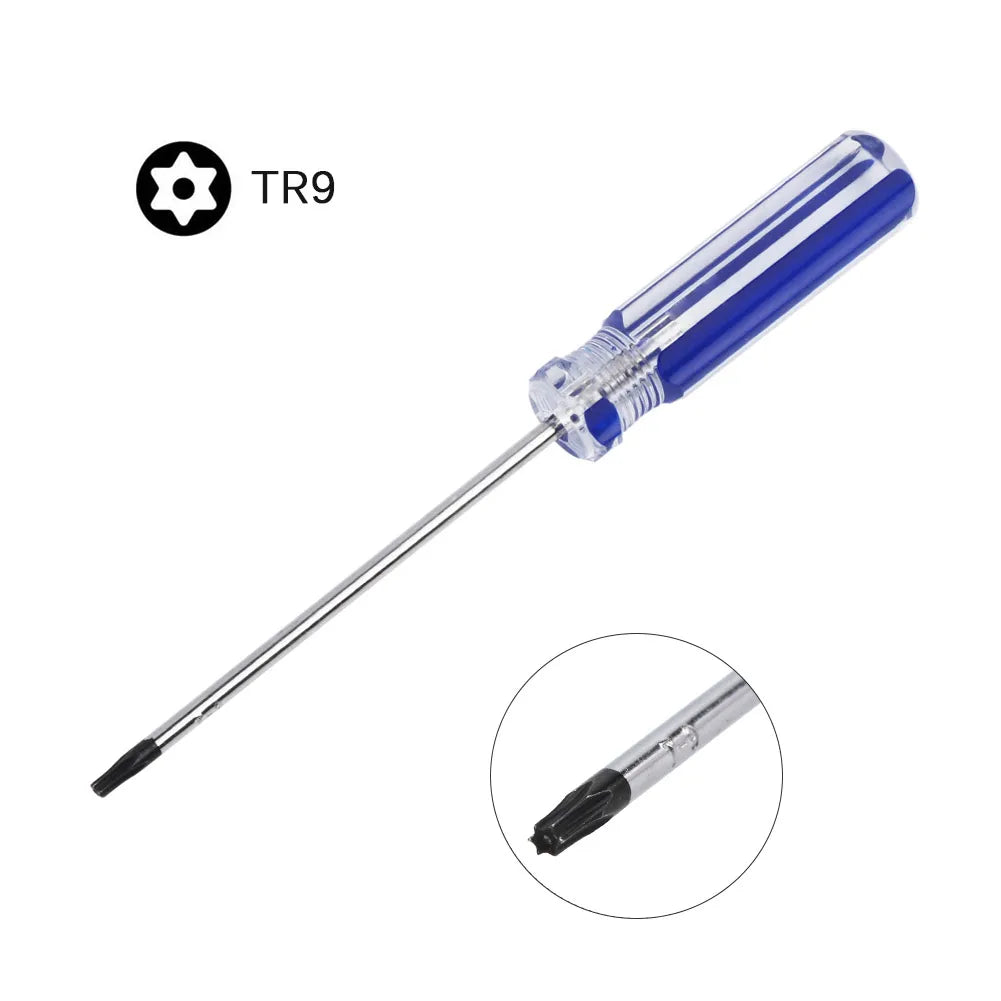 PS4 Controller Repair Kit TR9 Torx Security Screwdriver 2.0mm PH00 Phillips Screwdriver Precision Tweezers Safe Pry Opening Tool
