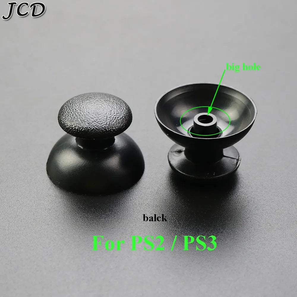JCD 10PCS Replacement 3D Analog Thumbstick Thumb Stick Mushroom Grip Cap Cover for PS2 PS3 PS4 Pro Slim PS5 Xbox One 360