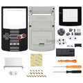 eXtremeRate IPS Ready Upgraded Replacement Shell Full Housing with Buttons for Gameboy Color for GBC - Classics NES Style & Gray