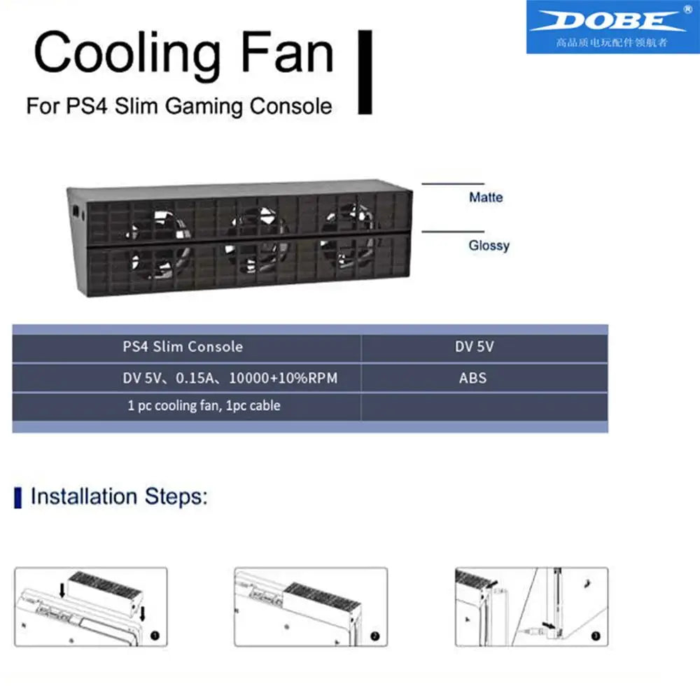 For Sony PS4 Pro Slim Playstation Play Station PS 4 Cooler C