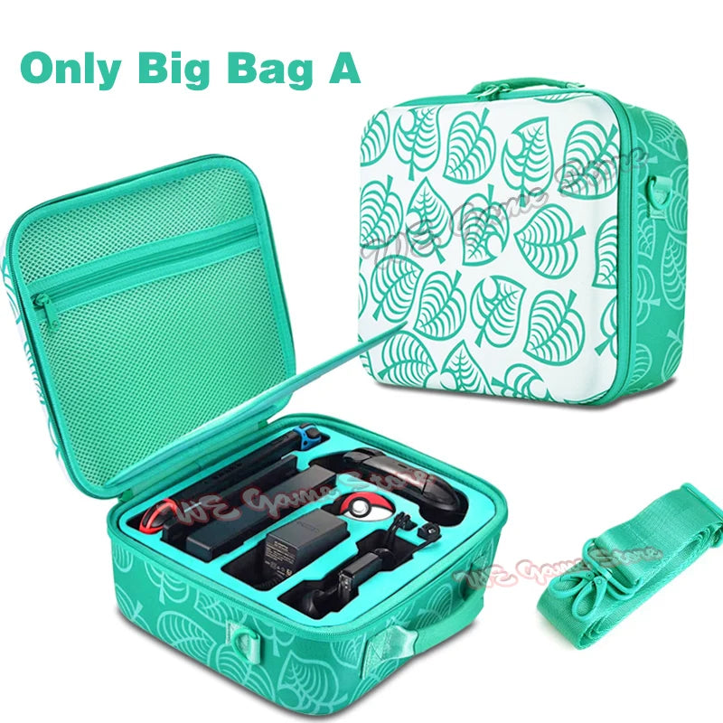 Newest Nitendo Switch Game Accessories Set Deluxe Big Capacity Bag Cute Carrying Case Storage Box for Nintendo Switch Console