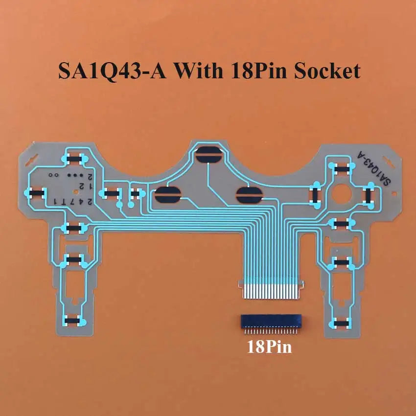 Ribbon Circuit Board Film Joystick Flex Cable Conductive Film For PS2 SA1Q42A SA1Q43-A Controller 18pin 19Pin Socket Connector