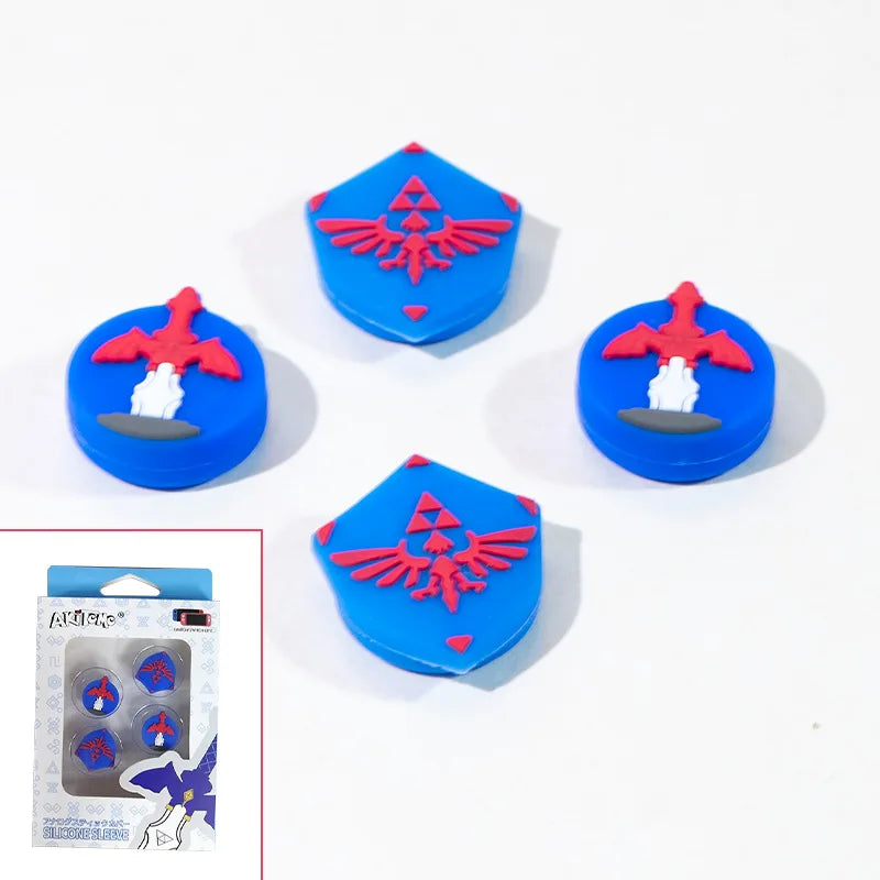 Silicone Thumb Stick Grip Cap Soft Joystick Cover Game Skyward Sword For Nintendo Switch Oled NS Lite Joy-con Thumbstick Case