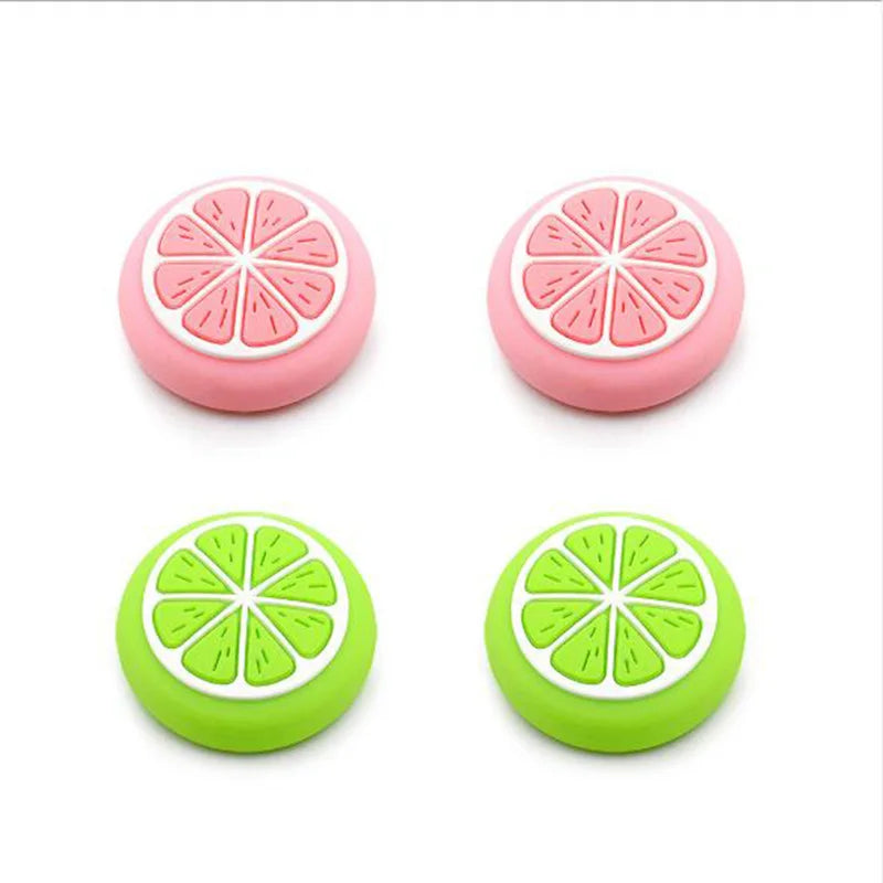 Silicone Soft Lemon Fruit Thumb Stick Grip Cap Joystick Cove