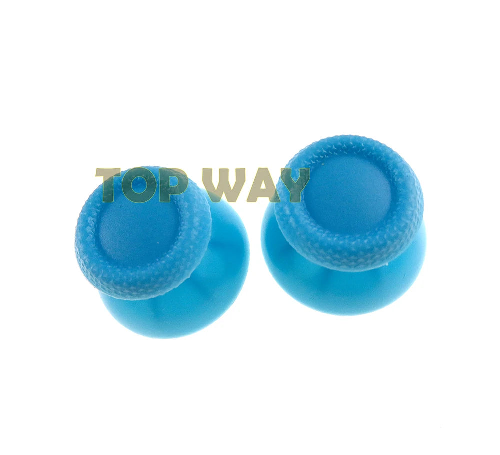 2pcs For Sony PS5 Playstation 5 Controller Thumbstick Cover Transparent Clear 3D Analog Joystick Stick Module Mushroom Cap