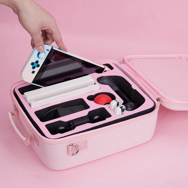 Large Hard Travel Carrying Pouch Case Bag for NS Switch OLED