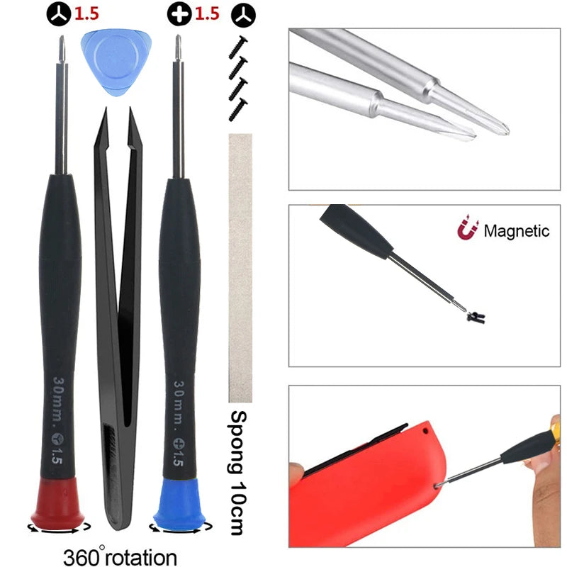 Upgrade Tools for Joy Con 1.5Y Tip Triwing Tri-point Screwdr