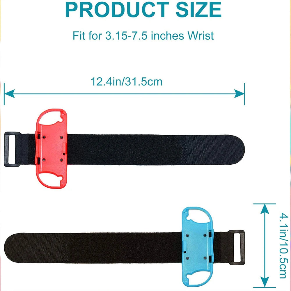1 Pair Just Dance Band Adjustable Joy-Con Controller Elastic