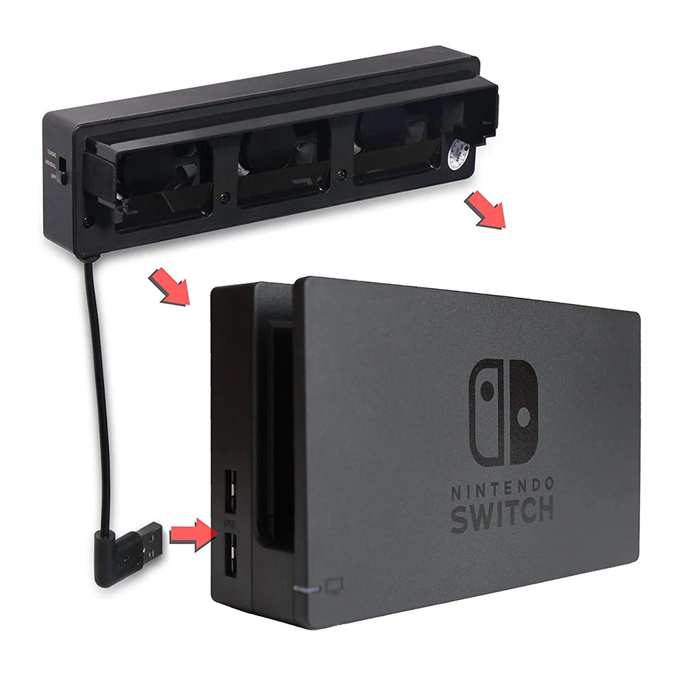 Cooling Fan for Nintendo Switch NS Original Stand Game Conso