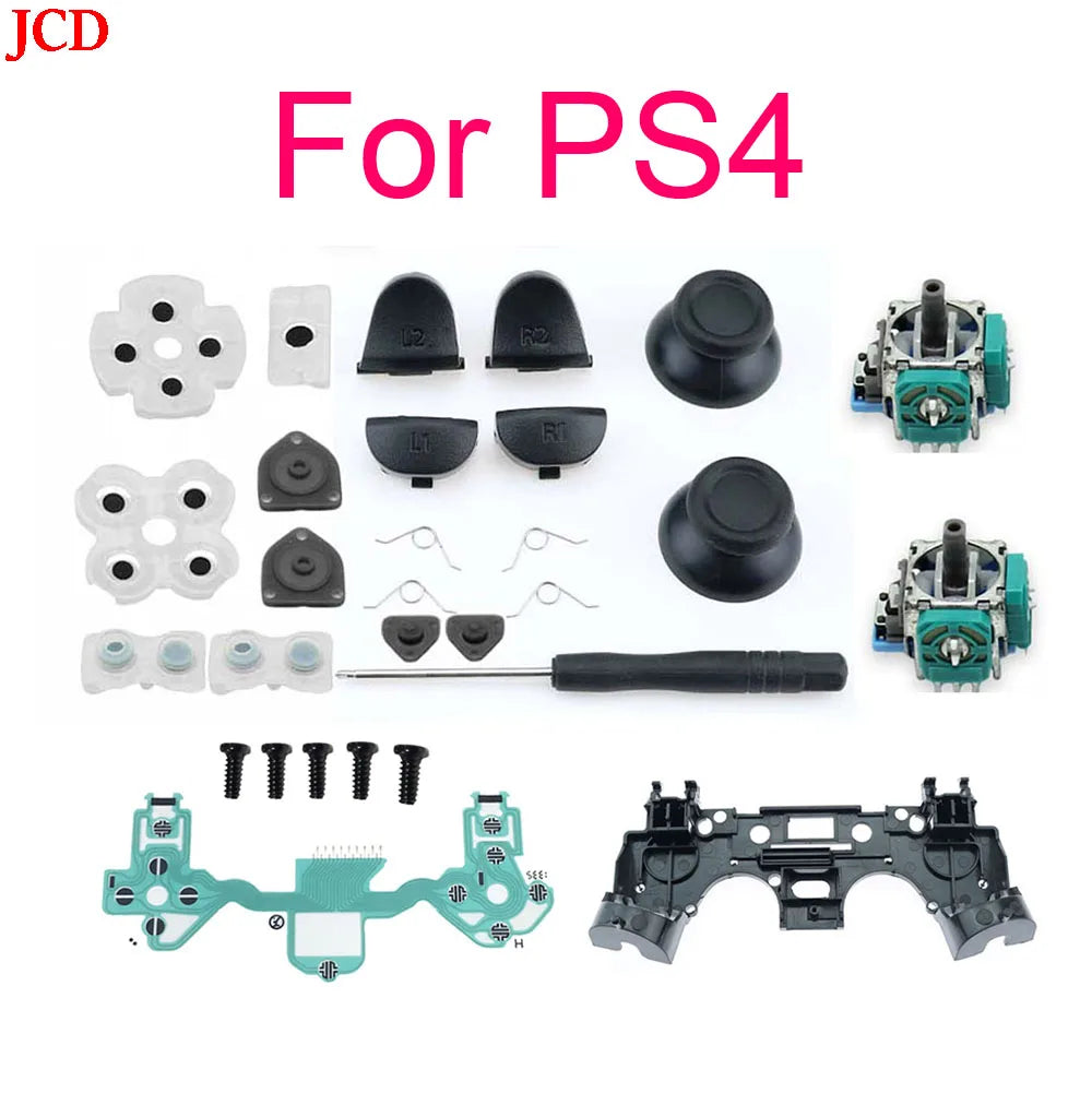 For PS4 JDS 030 011 040 050 Controller Repair Set L1 R1 L2 R