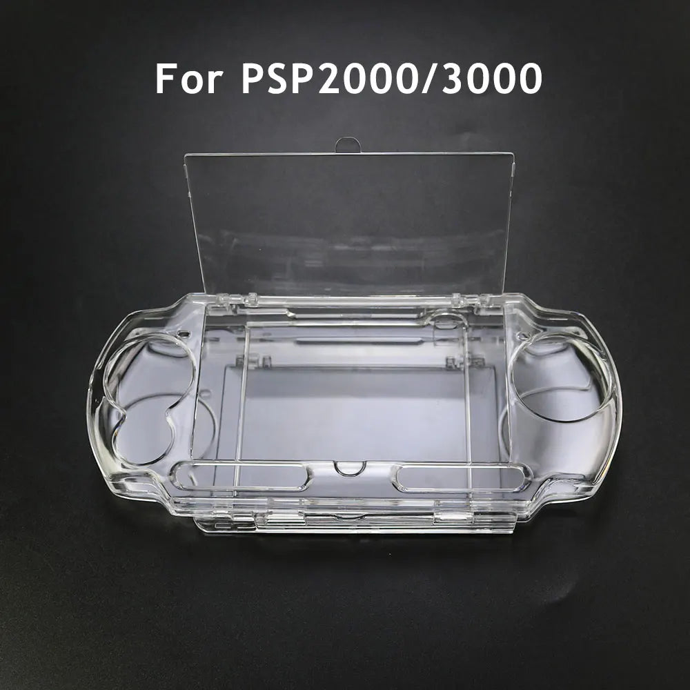 JCD Clear Crystal Protective Case Hard Shell for PS Vita PSV 1000 2000 PSP Go Transparent Protection Cover For PSP1000 2000 300