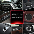 Chrome Car Styling Interior Button Panel Decoration Cover Tr