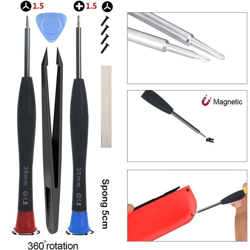 Upgrade Tools for Joy Con 1.5Y Tip Triwing Tri-point Screwdr