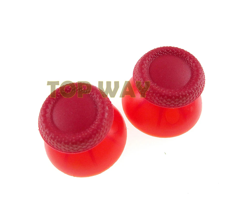 2pcs For Sony PS5 Playstation 5 Controller Thumbstick Cover Transparent Clear 3D Analog Joystick Stick Module Mushroom Cap