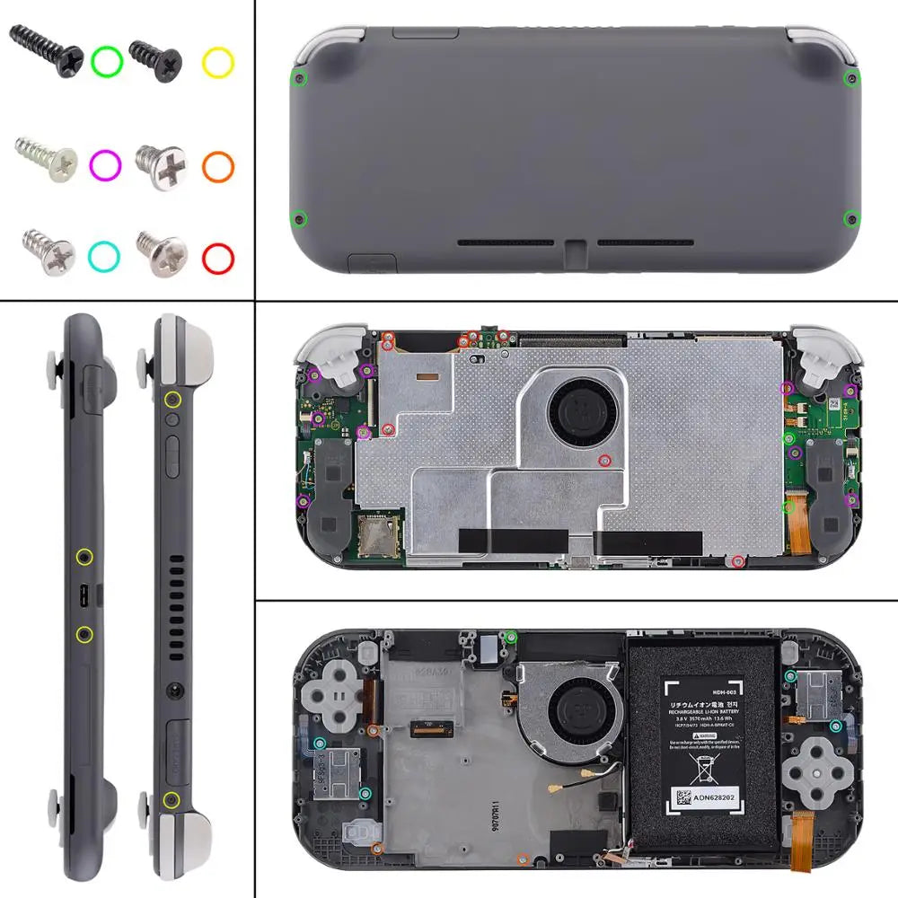 eXtremeRate DIY Replacement Shell Housing Case Cover with Sc