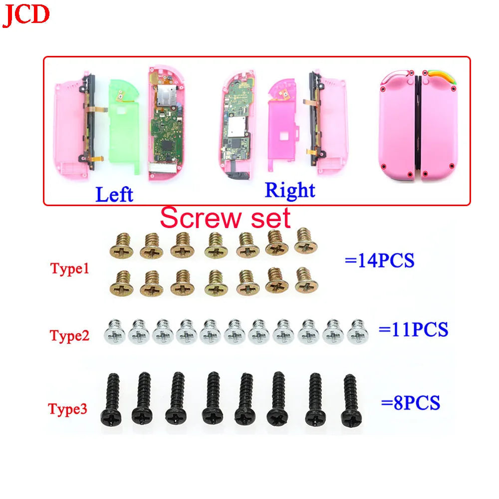 JCD ZL L SL ZL ZR L Left Right Shoulder Trigger Buttons Flex Cable for Nintend Switch NS Console Analog Joystick / Screw Tool