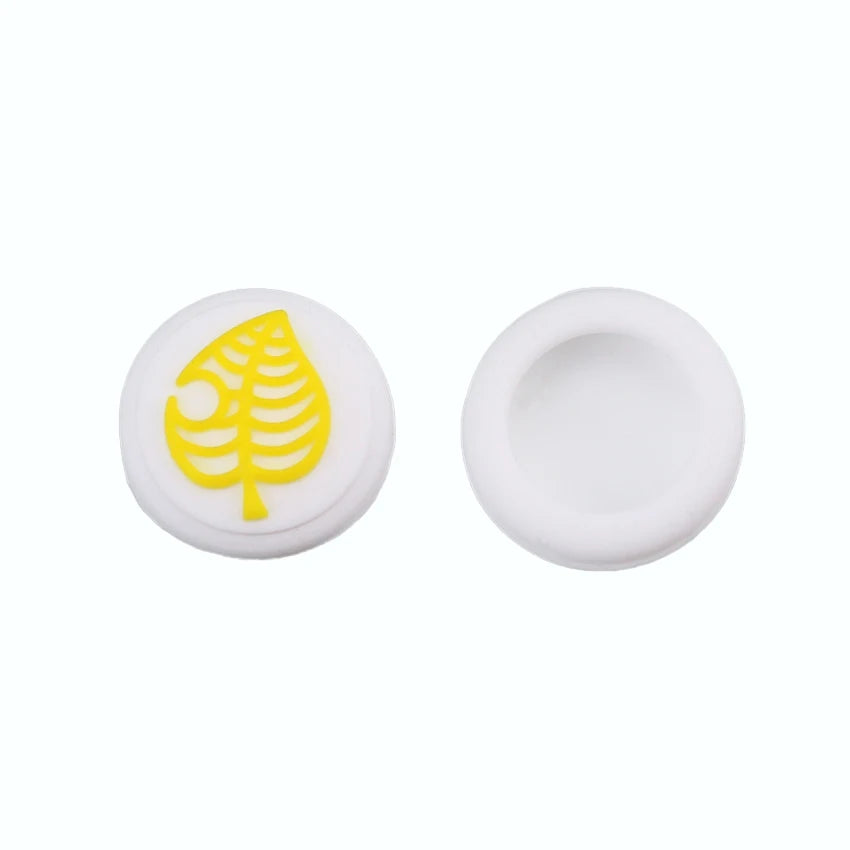Animal Crossing Blue Leaf Thumb Stick Grip Cap Joystick Cover For Nintend Switch Lite Joy-Con Controller Gamepad Thumbstick Case