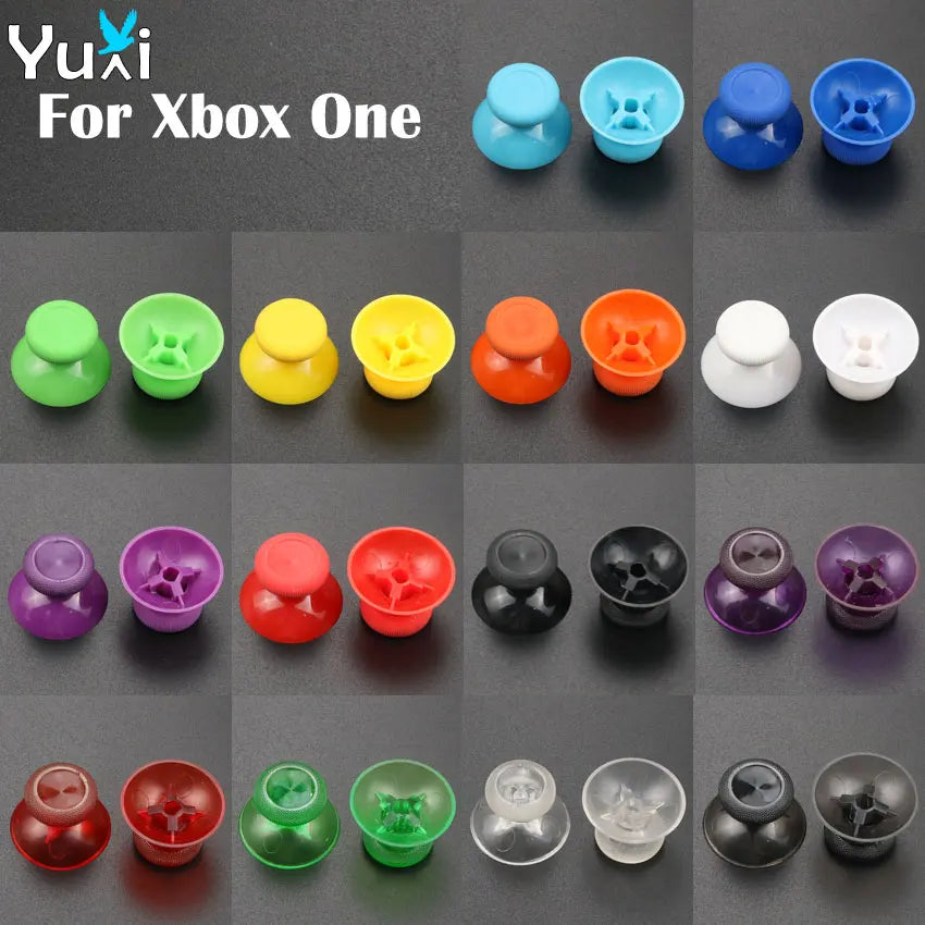 YuXi 2pcs 3D Analog Joystick Thumb Stick Grips Cap For Xbox 