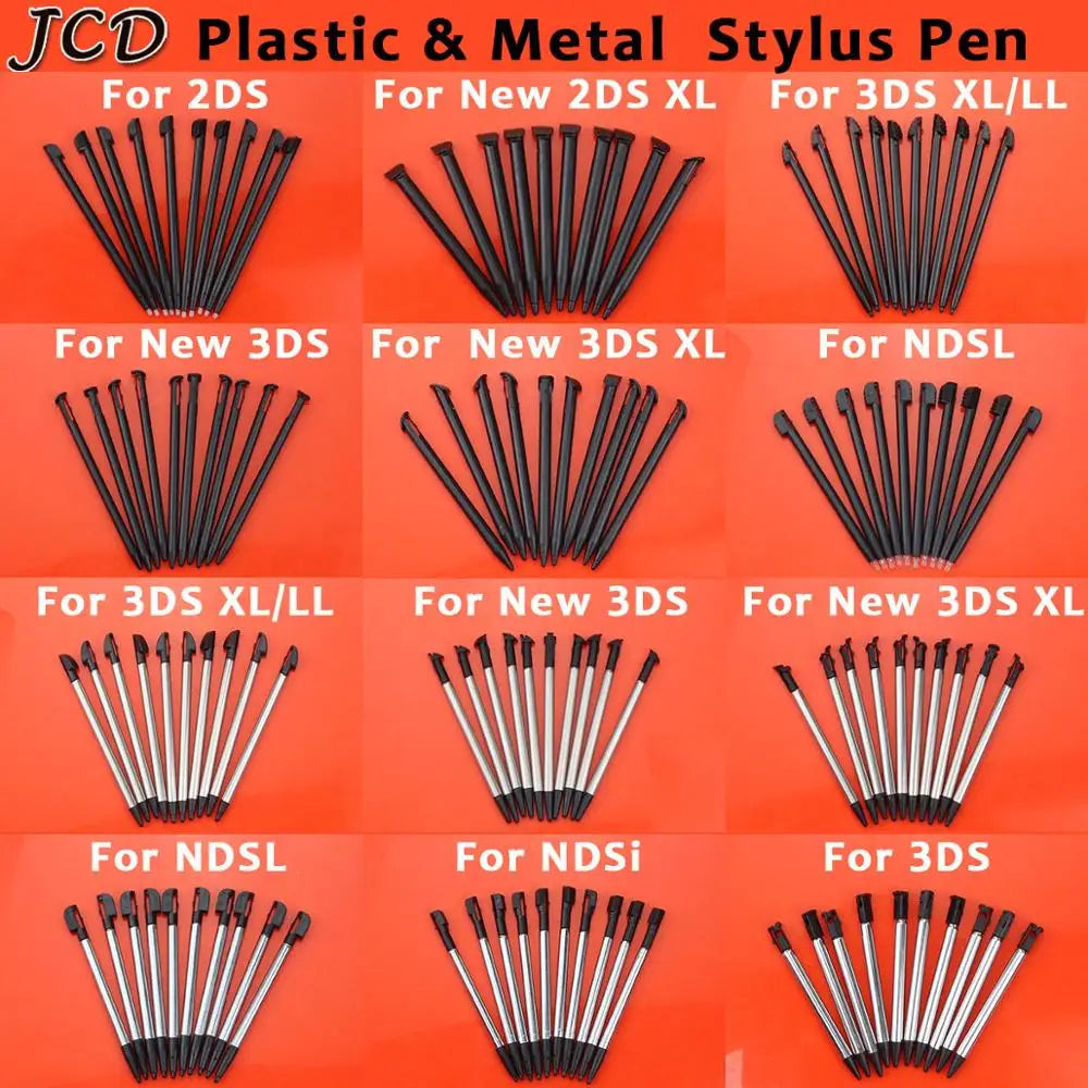 JCD 10PCS Metal Telescopic Stylus Plastic Stylus Touch Scree