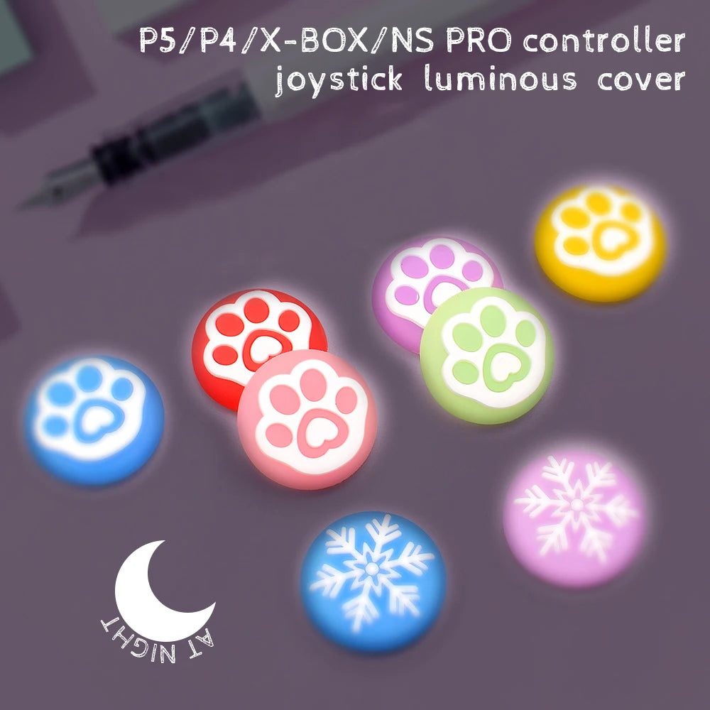 Luminous Thumb Stick Grip Cap Joystick Cover Case For Sony P