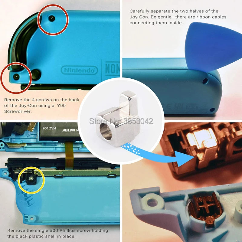 NS Switch Game Accessories Metal Lock Buckles with Opening T